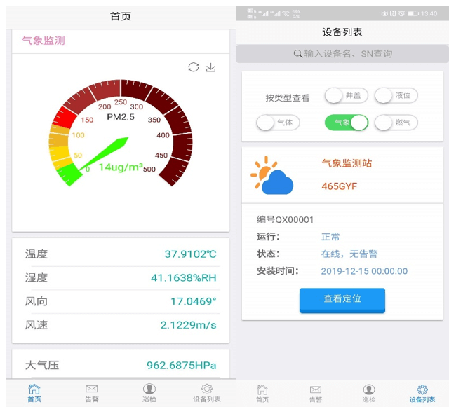 无线光电雨量计	